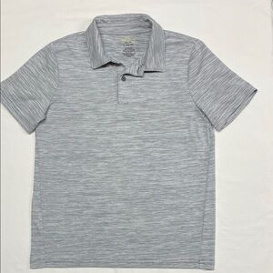 Boys Tek Gear Gray Polo Shirt